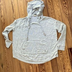 Roxy Women’s Grey Hoodie Lightweight Medium